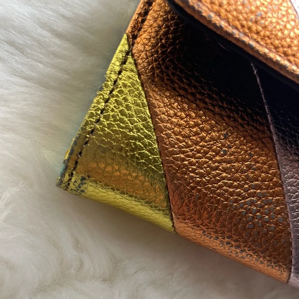 New! Kurt Geiger Rainbow Striped Crossbody Bag - Picture 5 of 9